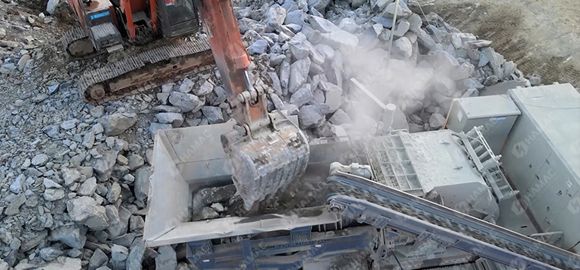 Tracked Impact Crusher Plant