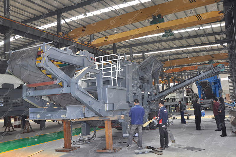 Mobile Impact Crusher Plant