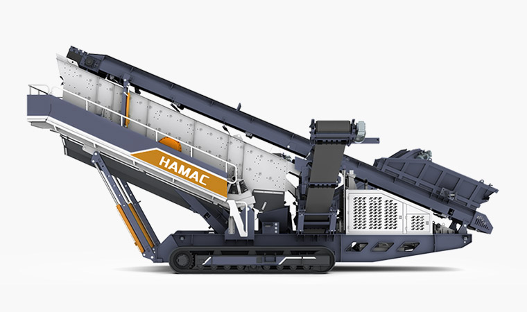Tracked Vibrating Screening Plant