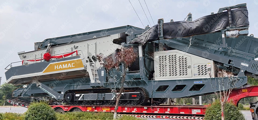 Tracked Vibrating Screening Plant