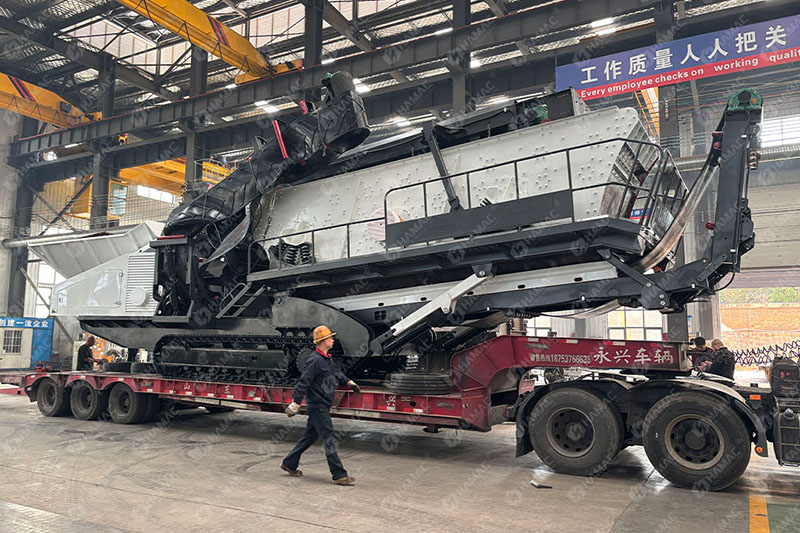 Tracked Vibrating Screening Plant shipping pictures