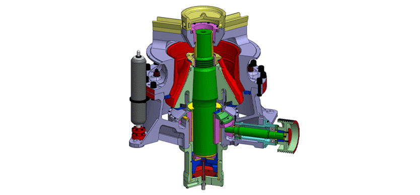 HCS Hydraulic Cone Crusher Working Principle