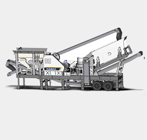 Mobile 4 In 1 Crushing And Screening Plant