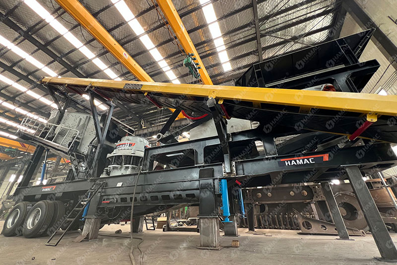 Mobile 4 In 1 Crushing And Screening Plant shipping pictures