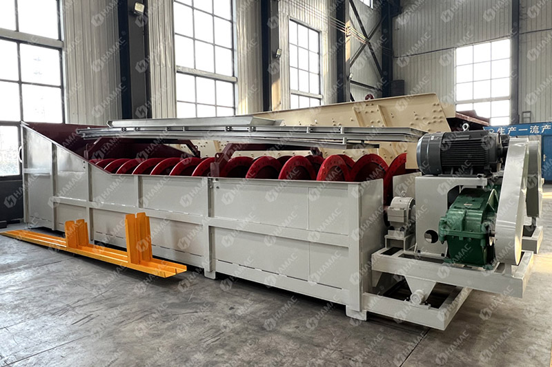 Screw type Sand Washing Machine shipping pictures