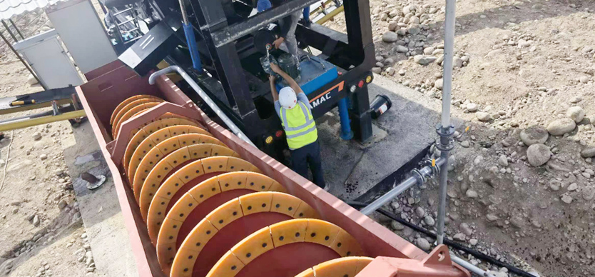 Advantages of sand washing machine