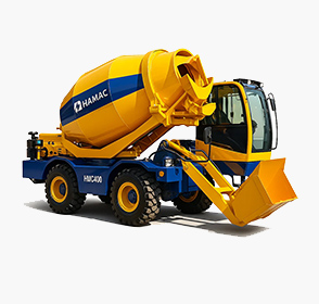 Self-loading concrete mixer img