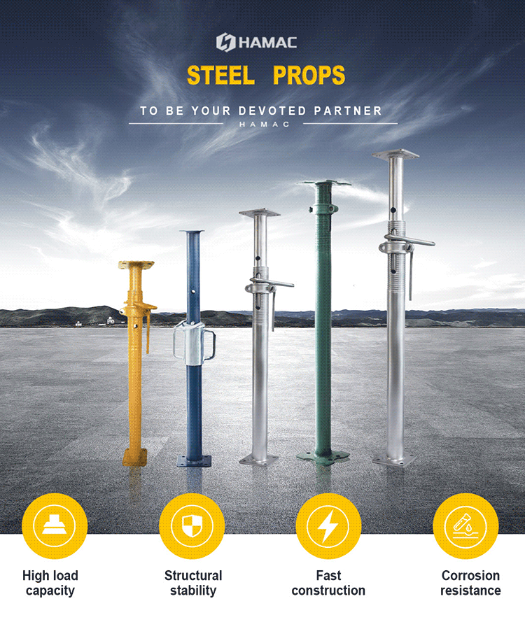 Steel Props – Superior Construction Support Solutions