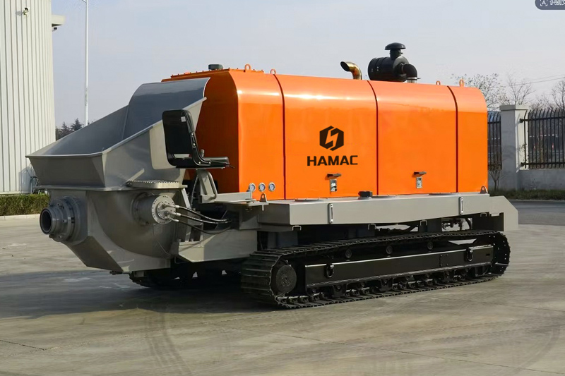 Crawler-Mounted Concrete Pumps shipping pictures