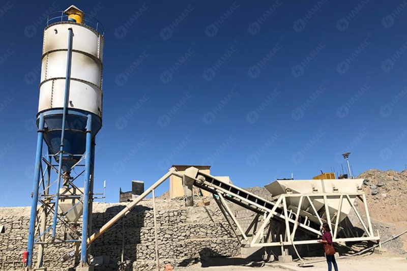 dry batch concrete batching plant