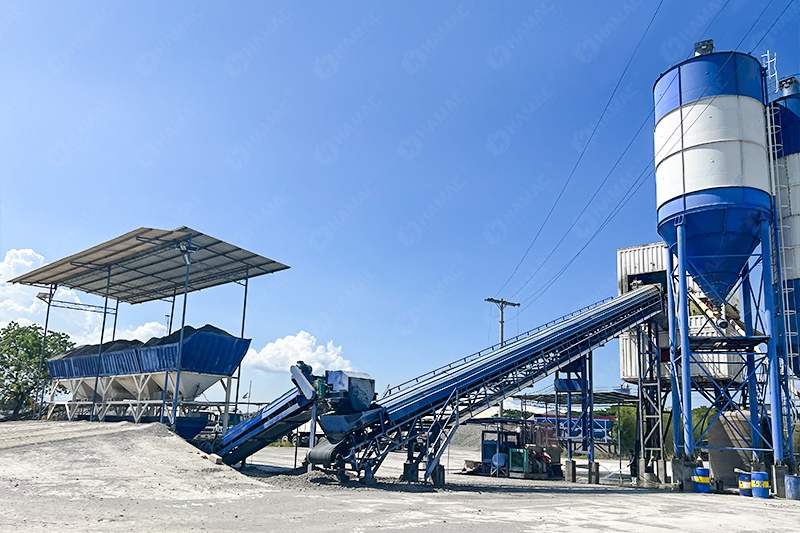 dry batch concrete batching plant
