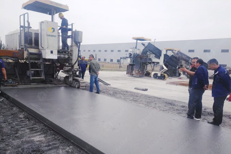 HAMAC Slipform Paver Exported for Mauritius Ring Road Construction