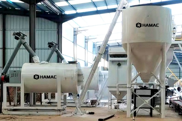 full automatic dry mortar plant