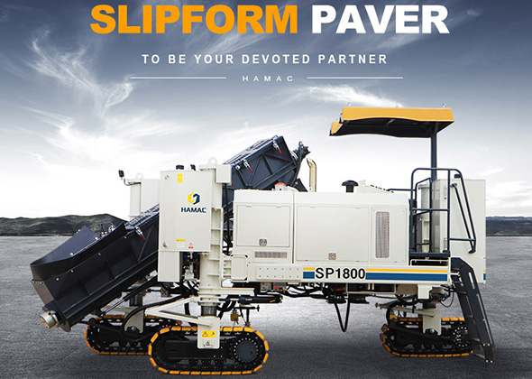 Offset Slipform Paver