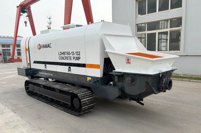 HAMAC Crawler Concrete Pump Successfully Delivered to Belarus