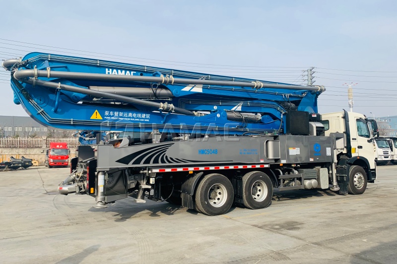 48m truck-mounted concrete boom pump