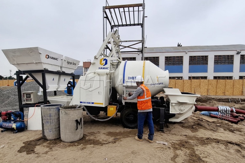 Trailer Concrete Mixer Pump for Integrated Concrete Production