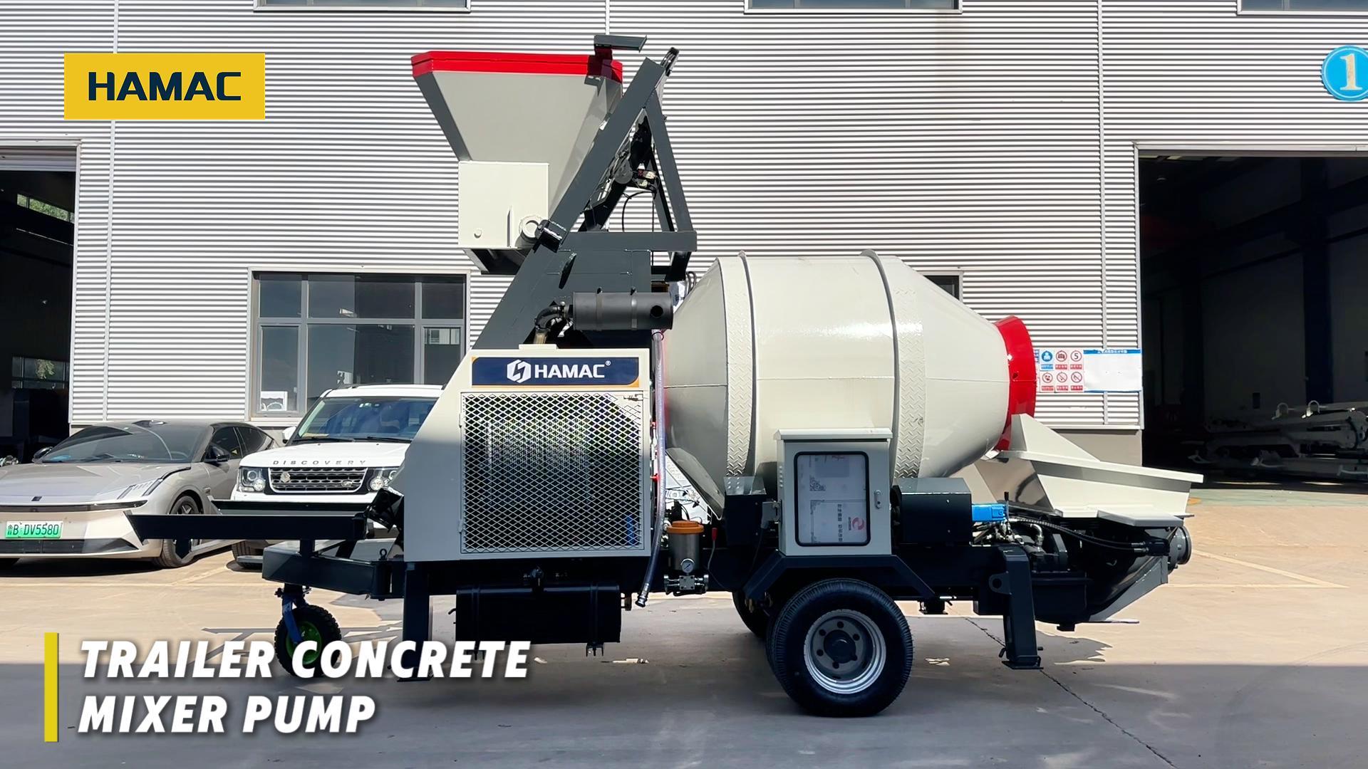 Trailer Concrete Mixer Pump: Compact Mixing and Pumping Solution